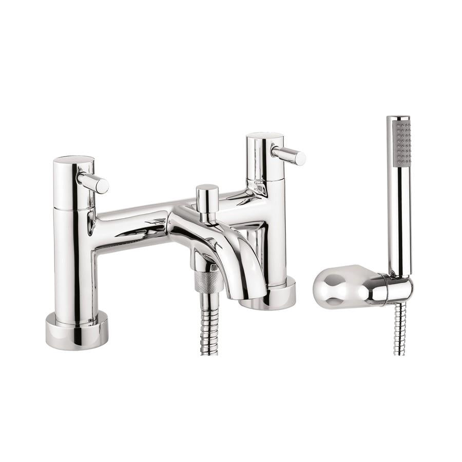 Crosswater Fusion Bath Shower Mixer with Kit in Chrome