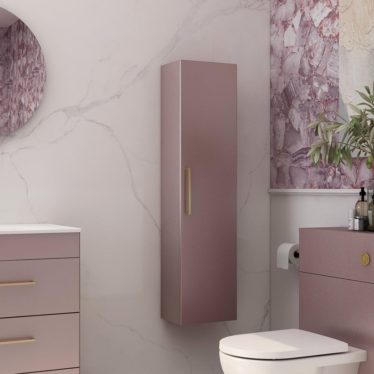 Imex Storage Unit Plum Imex Croma Single Door Wall Mounted Storage Unit