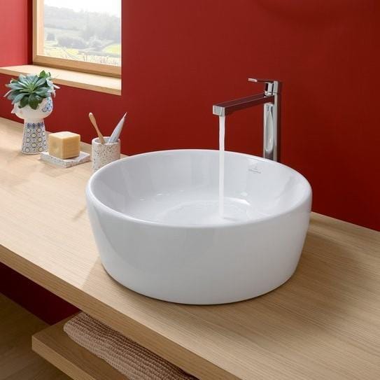 Villeroy & Boch Mono Basin Tap Villeroy & Boch Architectura Single Lever Tall Mono Basin Mixer Tap with Click Clack Waste in Chrome