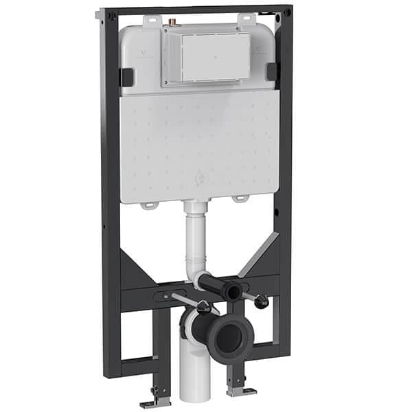 Crosswater Wall Hung WC Frame Crosswater Ultra Slim 1.14m Wall Hung Frame and Cistern