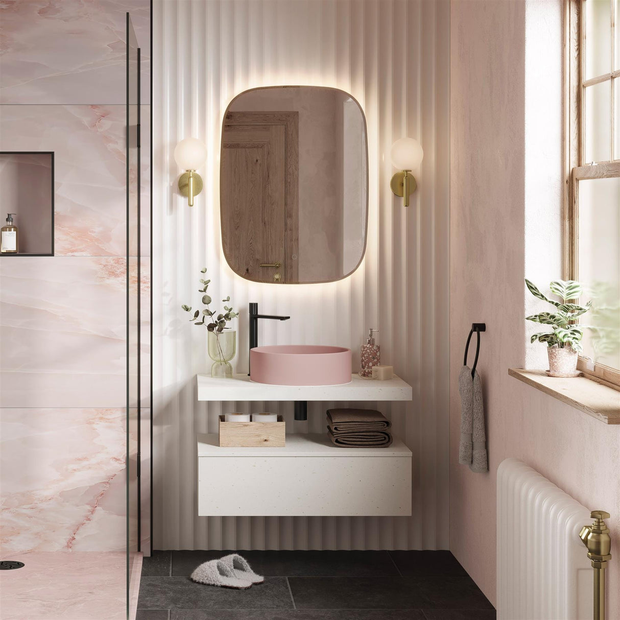 hib. Illuminated Mirror 600 x 800mm hib. Quinn Bevelled LED Illuminated Mirror