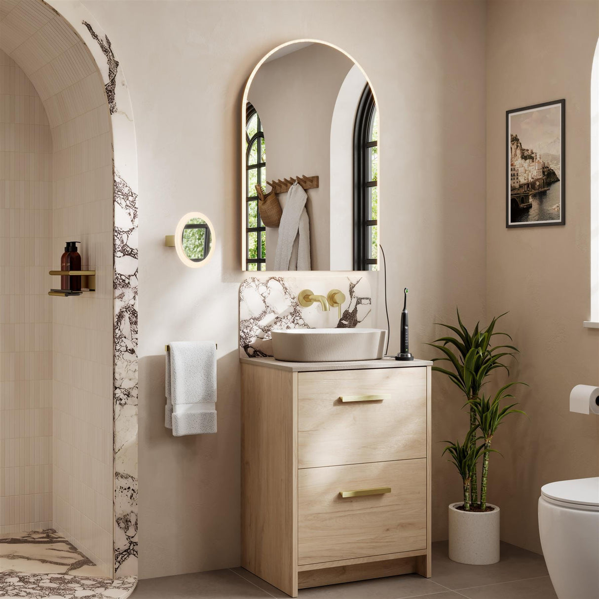 hib. Illuminated Mirror hib. Alba Arch LED Illuminated Mirror