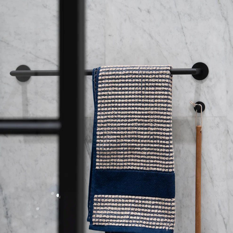 Smedbo Towel Rails and Rings Matt Black Smedbo Dot Self-Adhesive Towel Rail