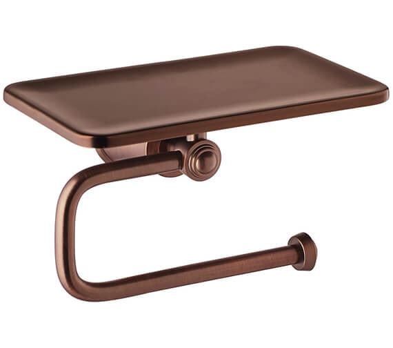 Flova Toilet Roll Holder Flova Liberty Toilet Roll Holder With Shelf