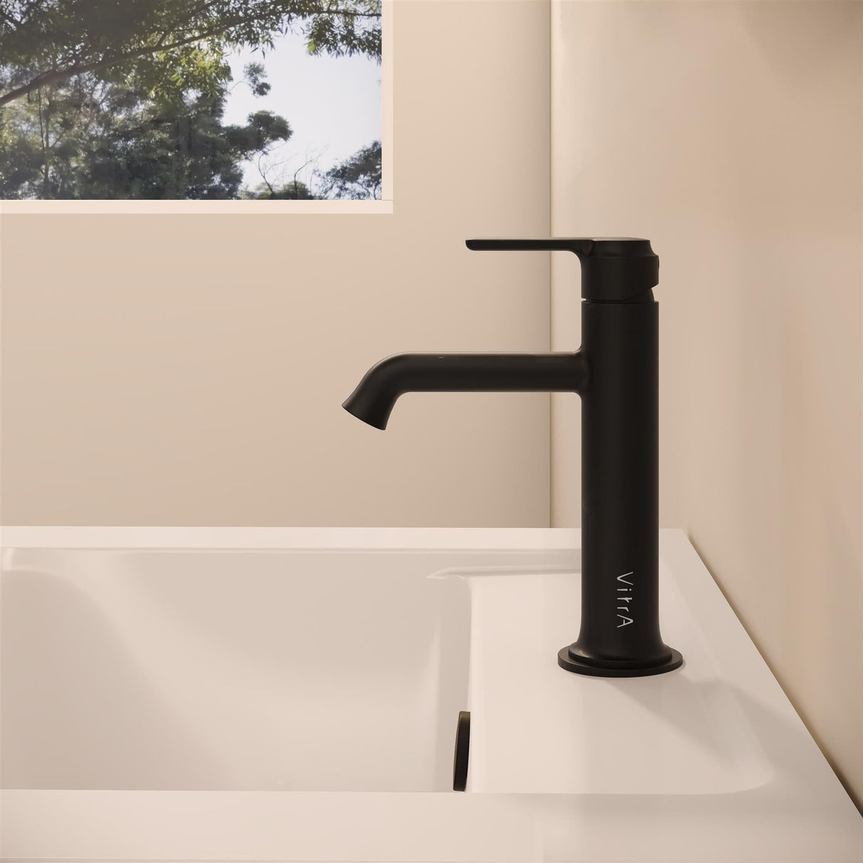 VitrA Mono Basin Tap VitrA Origin Classic Basin Mixer Tap with Top Handle