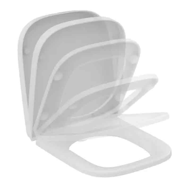 Ideal Standard Toilet Seat Ideal Standard i.life A & S Compact Wrapover Slow Close, Quick Release Toilet Seat in White