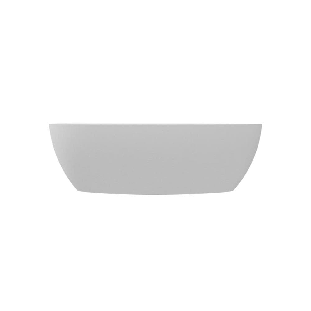 Roca Modern Freestanding Bath Roca Ariane Oval Freestanding Stonex® Oval Bath with Click-Clack Waste