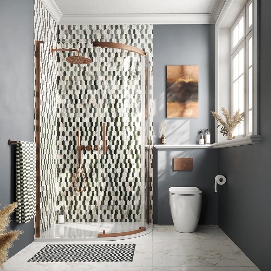 Crosswater Optix Single Door Quadrant Shower Enclosure