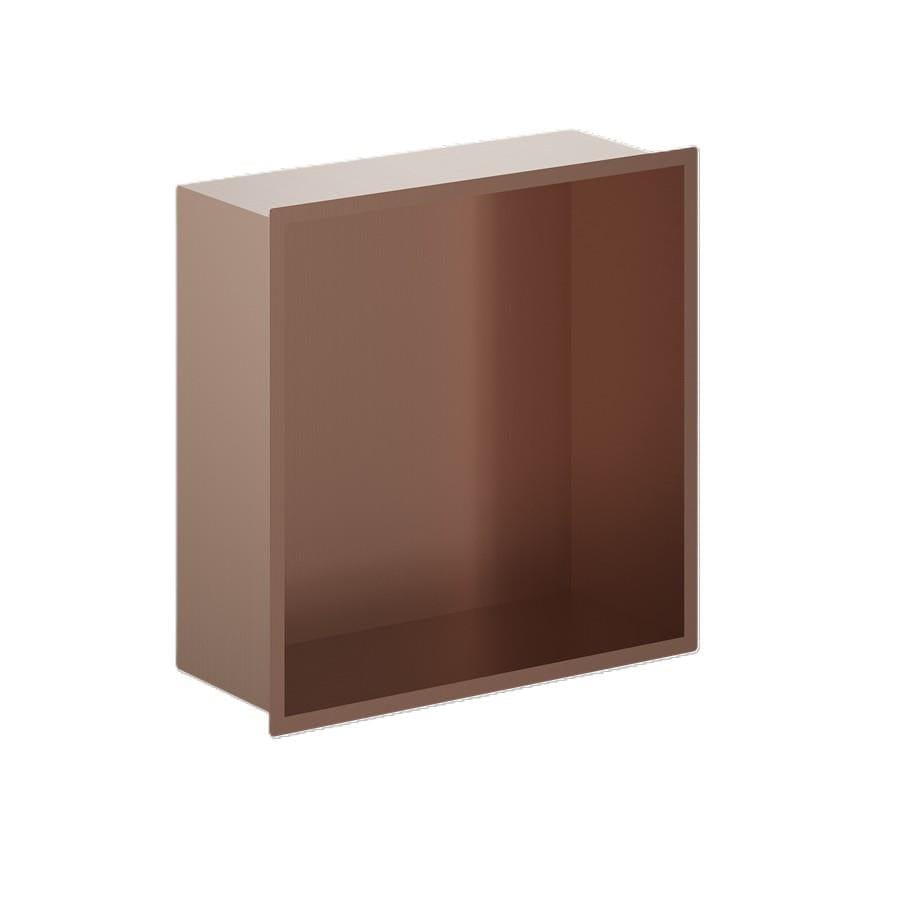 Crosswater Shelf Brushed Bronze Crosswater Square Shower Niche - 305 x 305mm