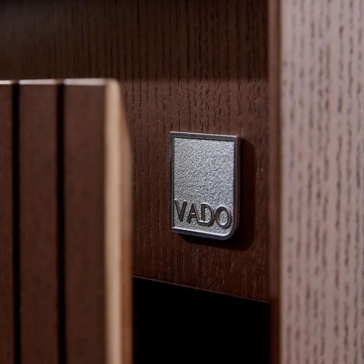Vado Wall Mounted Vanity Unit Vado Groove Fluted Wall Mounted Two Drawer Vanity Unit with Basin