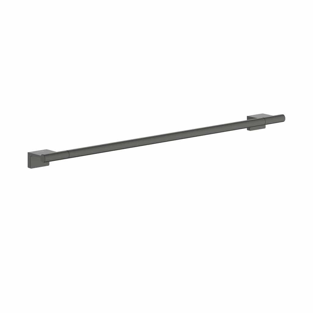Hansgrohe Brushed Black Chrome Hansgrohe Addstoris S Towel Rail