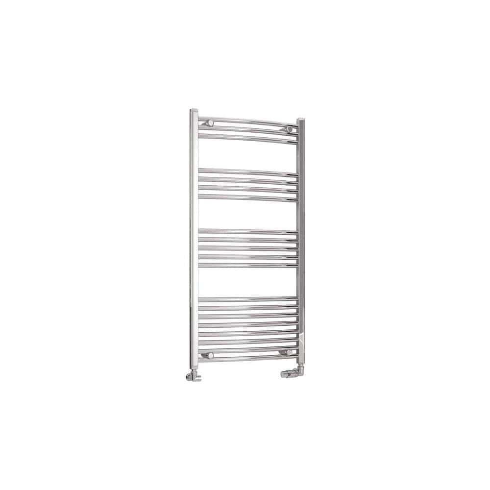 Eastbrook Wendover Curved Vertical Heated Towel Rail in Chrome