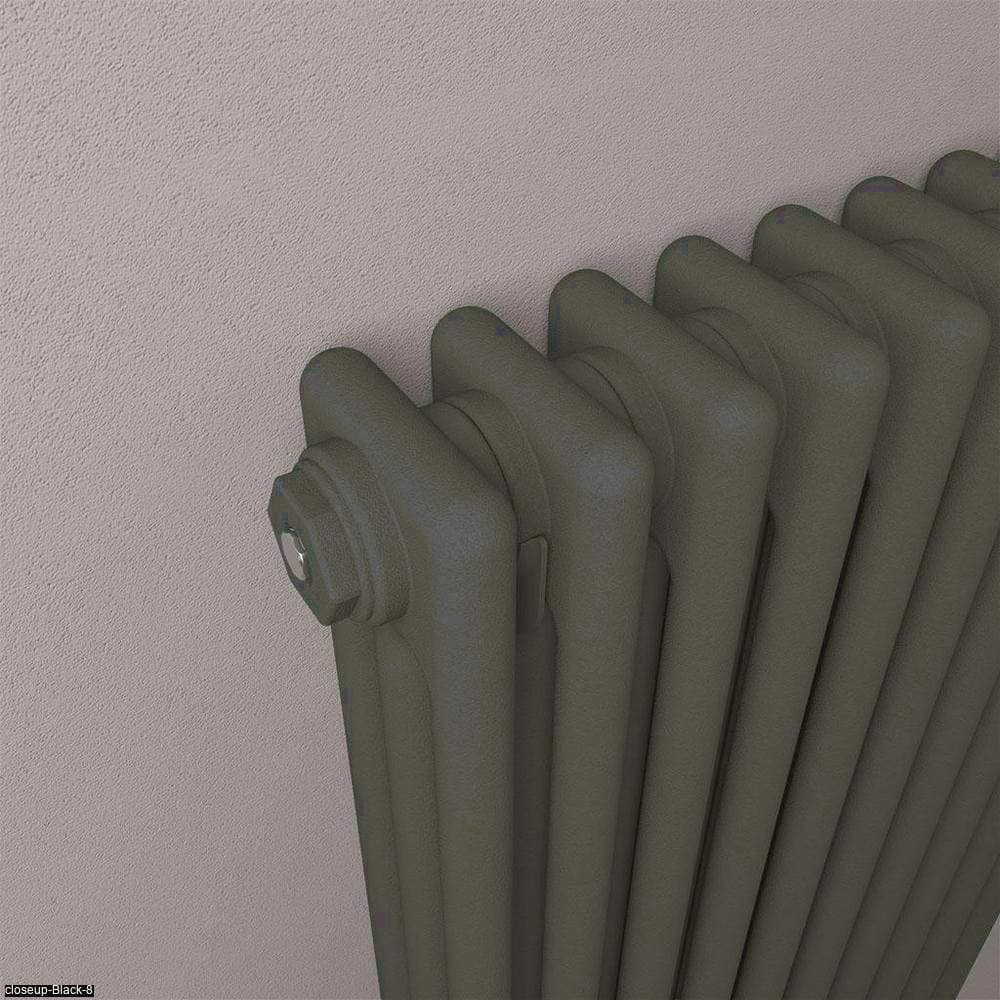 Eastbrook Rivassa Traditional 3 Column Radiator in Matt Anthracite