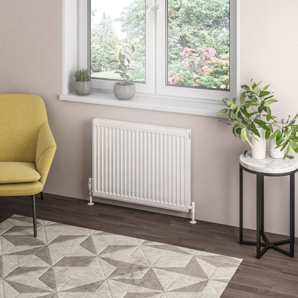 Aquarius Type 21 Compact Panel Radiator In Gloss White