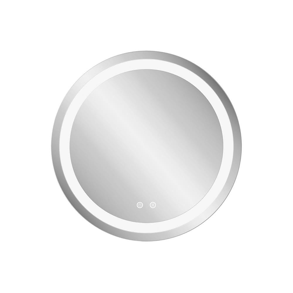 Britton Illuminated Mirror 600mm Britton Shoreditch Round LED Illuminated Mirror with Demister