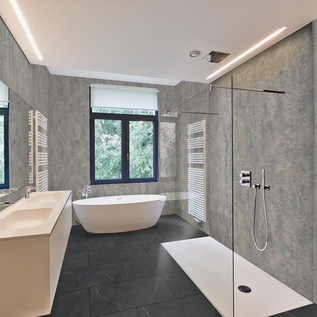 Multipanel Click Flooring Multipanel Click Drop 1.64M² Interlocking Vinyl Floor Tiles with Grout Edge - Salerno