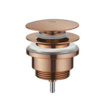 JTP Basin Waste Brushed Bronze JTP VOS Universal Click Clack Basin Waste