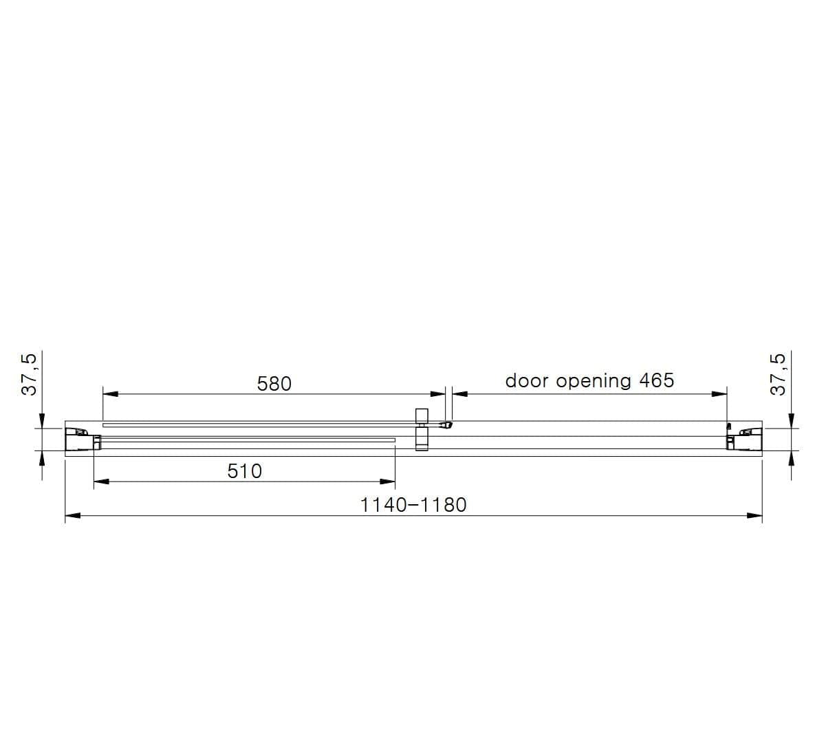 Eastbrook Vantage 2000 Sliding Shower Door