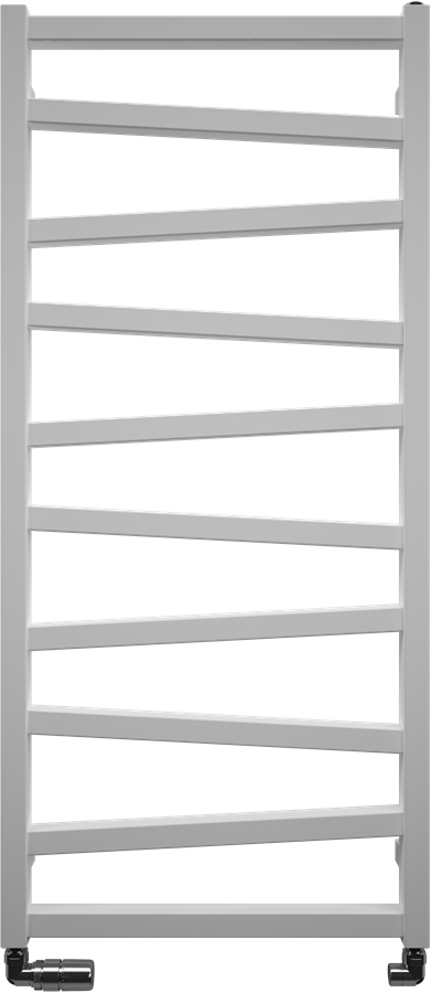 Crosswater Wedge Designer Towel Rail in Soft White Matt