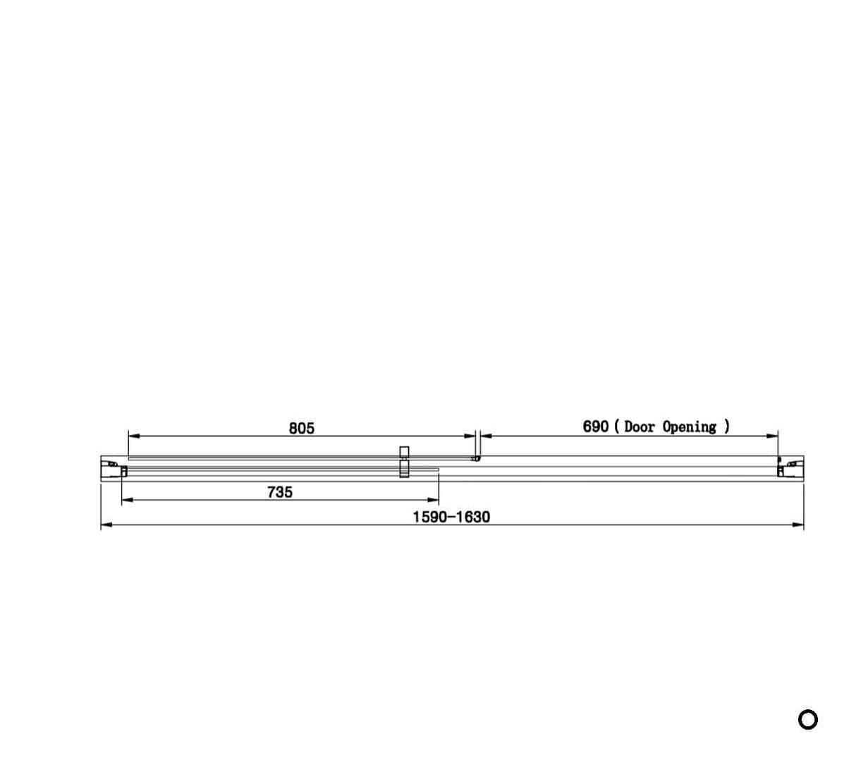 Eastbrook Vantage 2000 Sliding Shower Door