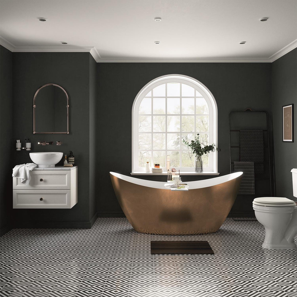 Heritage Roll Top and Slipper Freestanding Bath Heritage Hylton Freestanding Slipper Bath