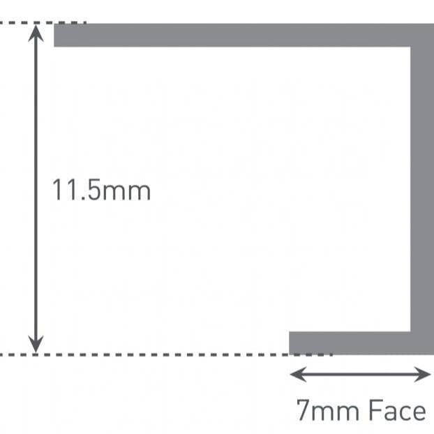 Multipanel Wall Panel Multipanel Wall Profile - L-Shaped End Cap - Type C - 2450mm/2750mm