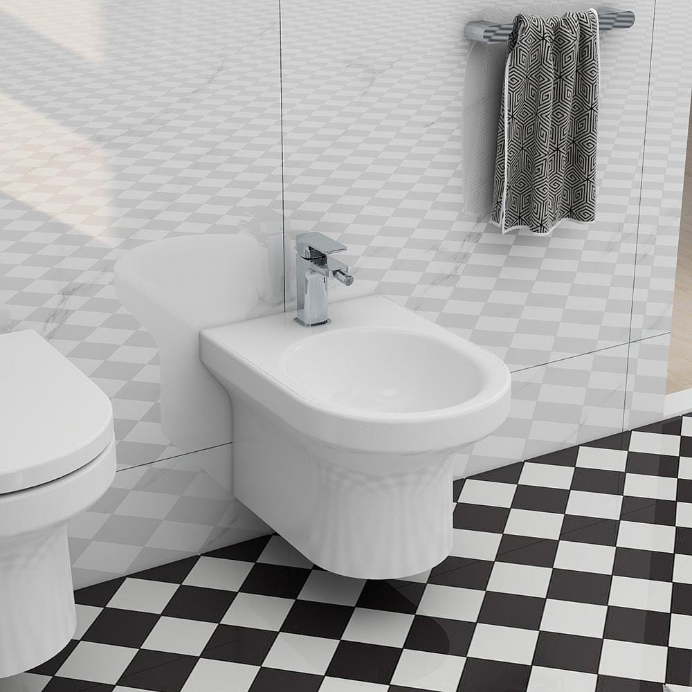 Imex Bidet Imex Alma Wall Mounted Bidet in White