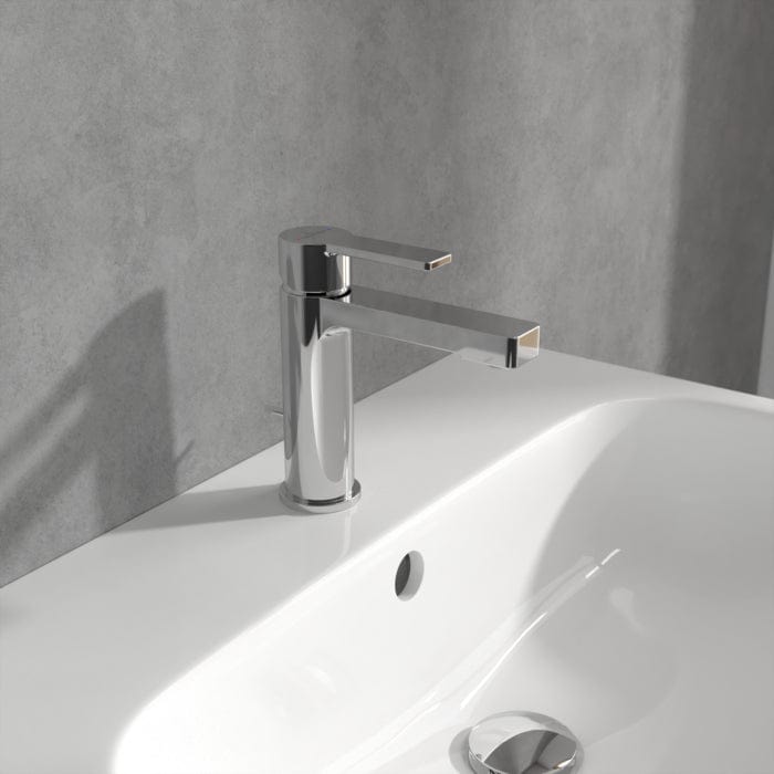 Villeroy & Boch Mono Basin Tap Villeroy & Boch Architectura Single Lever Mono Basin Mixer Tap with Pop-Up Waste in Chrome