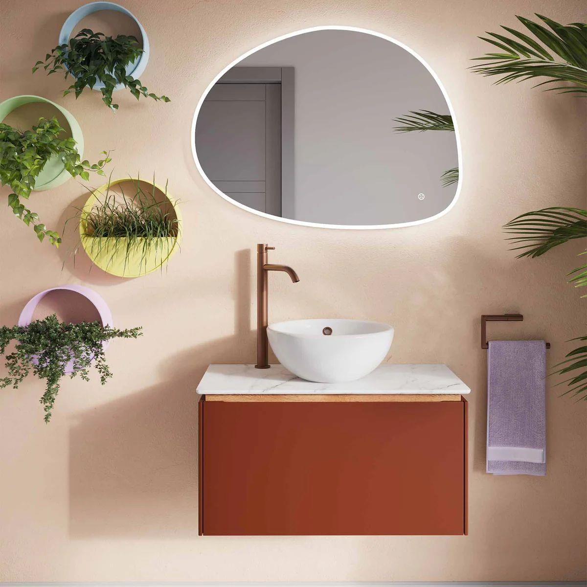 Crosswater Wall Mounted Vanity Unit Crosswater Mada Wall Mounted Vanity Unit