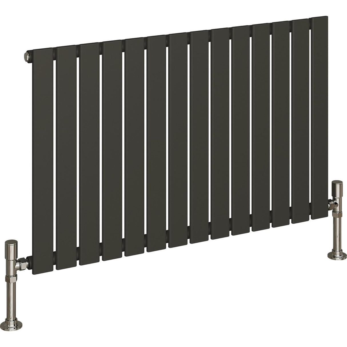 Aquarius Bathrooms Panel Radiator 600 x980mm / Anthracite Aquarius Flat Panel Single Horizontal Radiator