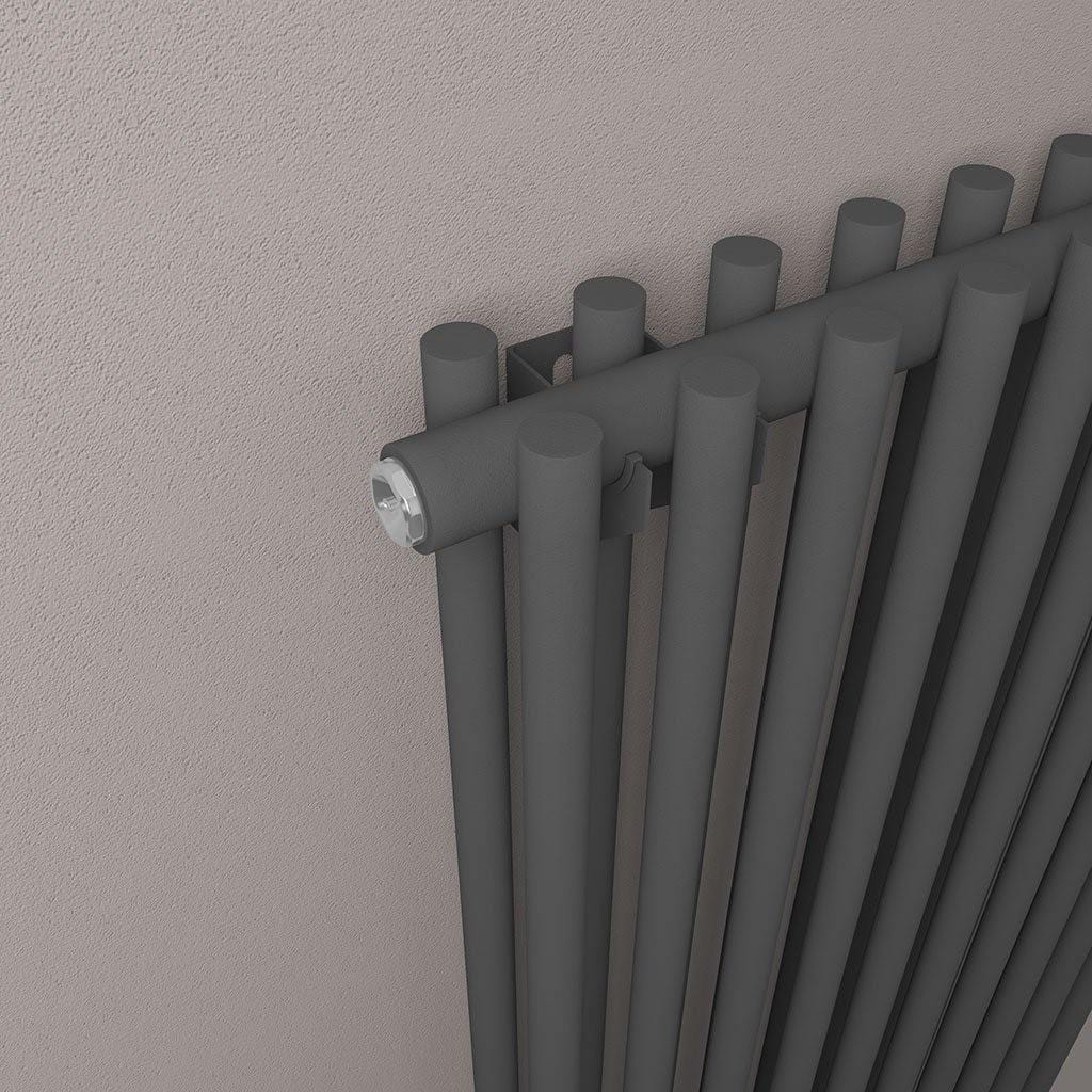 Eastbrook Designer Towel Radiator Eastbrook Murano Horizontal Designer Radiator in Matt Anthracite
