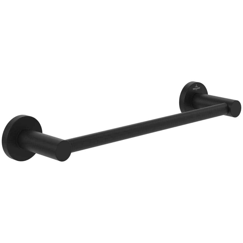 Villeroy & Boch Towel Rails and Rings Matt Black / 305mm Villeroy & Boch Elements - Tender Towel Rail