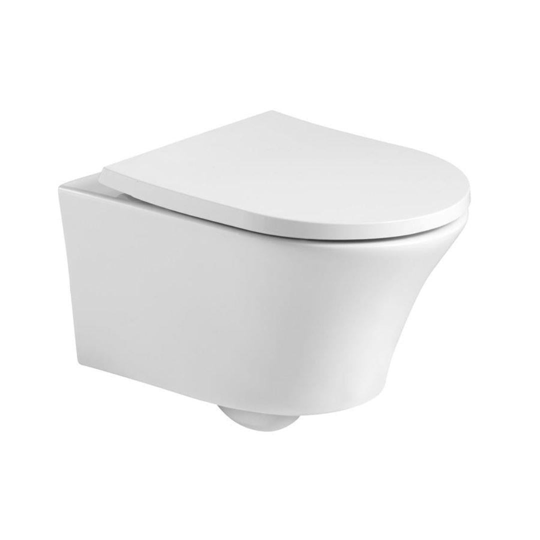 Aquarius K-Series Rimless Wall Hung Toilet and Soft Close Seat