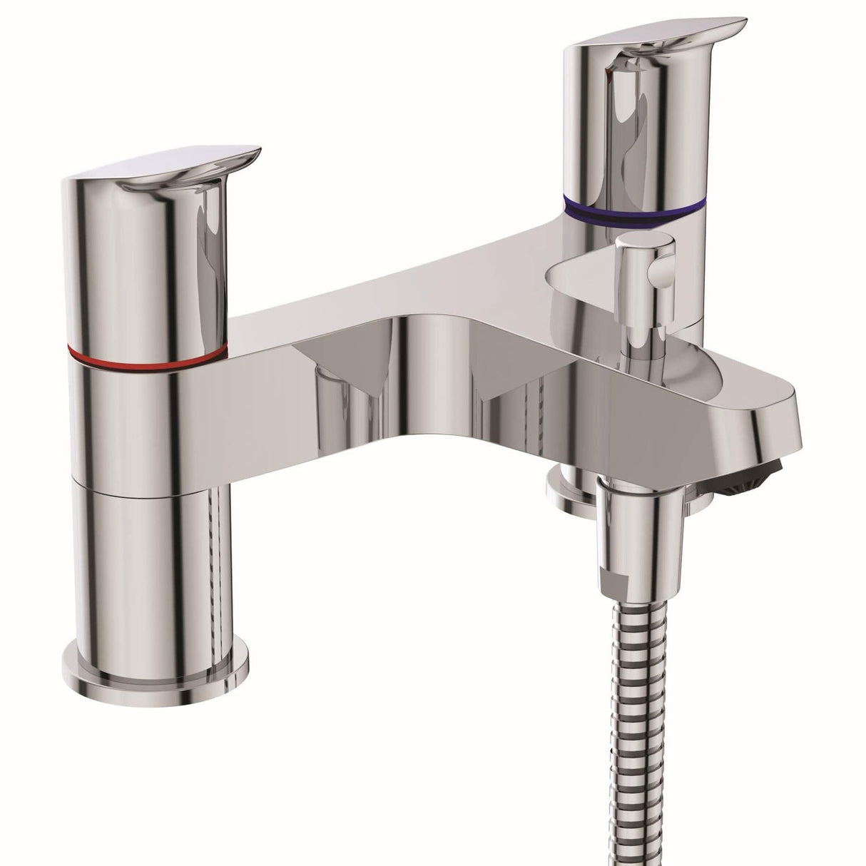 Ideal Standard Bath Shower Mixer Ideal Standard Ceraflex Two Hole Dual Control Bath Shower Mixer Tap in Chrome