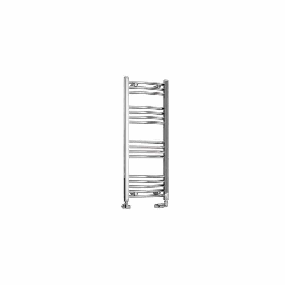 Eastbrook Wendover Curved Vertical Heated Towel Rail in Chrome