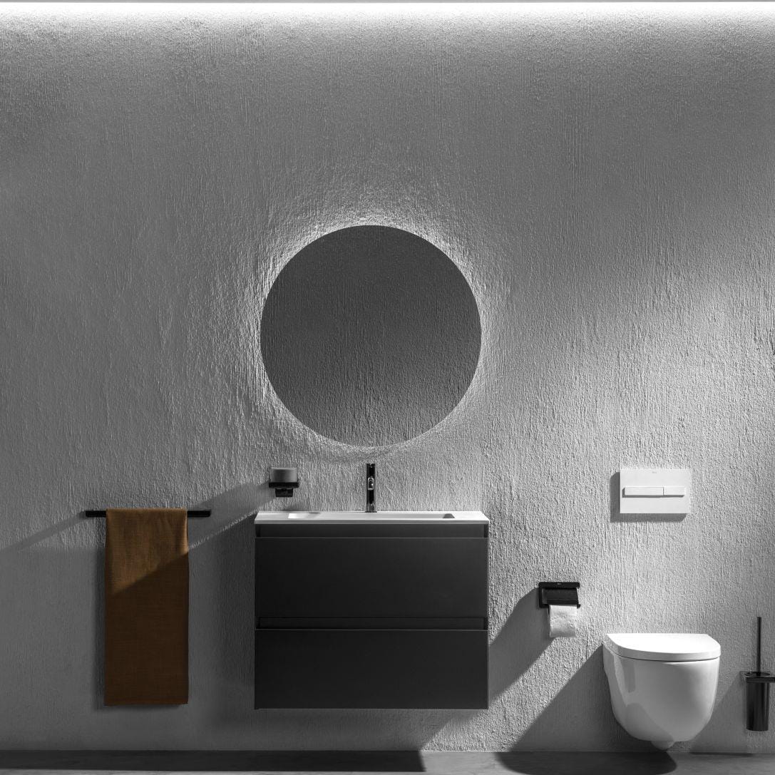 Roca Mono Basin Tap Roca Ona Basin Mixer Tap with Click Clack Waste and Cold Start