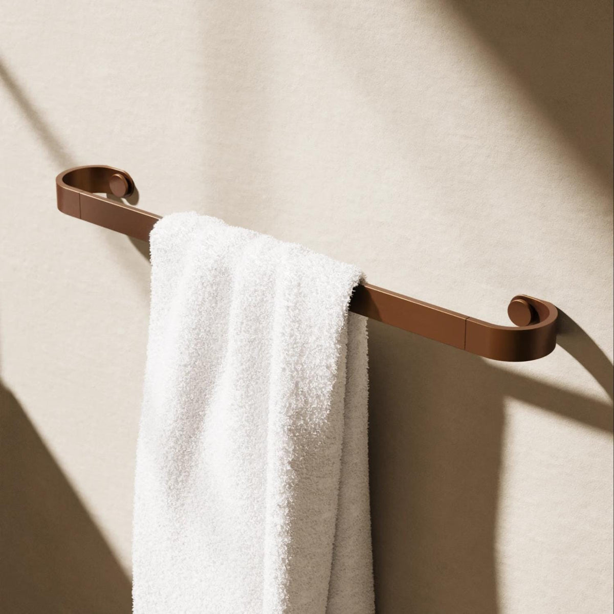 Crosswater Towel Rails and Rings Brushed Bronze / 600mm Crosswater Velo Towel Rail
