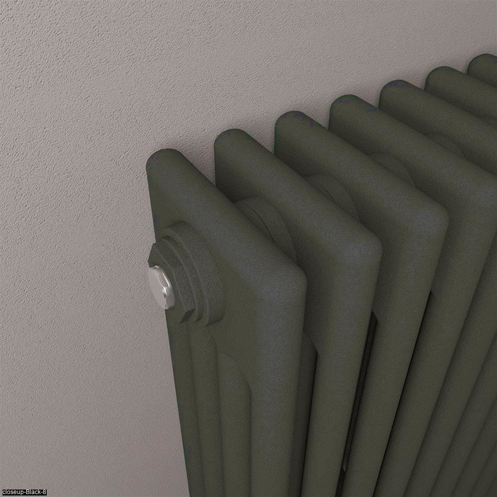 Eastbrook Rivassa Traditional 4 Column Radiator in Matt Anthracite