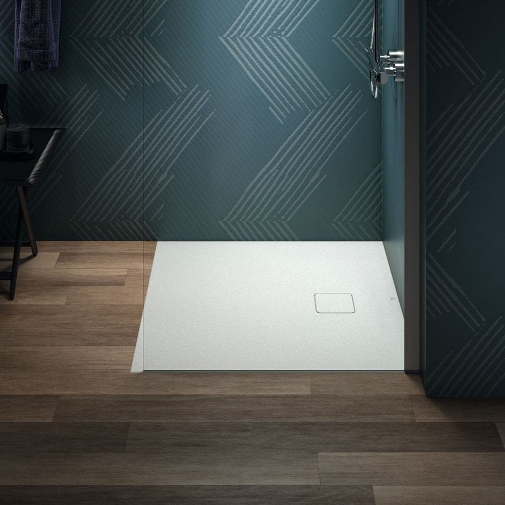 Ideal Standard Rectangle Shower Tray Ideal Standard Ultra Flat EVO 35mm Shower Tray in Silk White with Waste