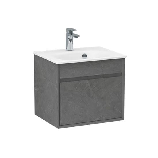 Imex Wall Mounted Vanity Unit Imex Alma Wall Mounted Single Drawer 500mm Vanity Unit with Basin