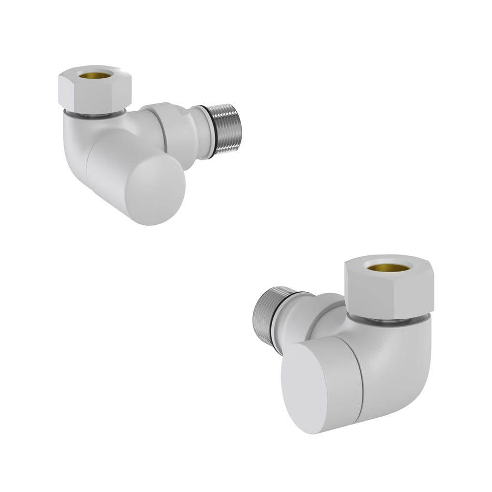 Tissino Radiator Valve Mont Blanc Tissino Corner Manual Radiator Valves (Pair)