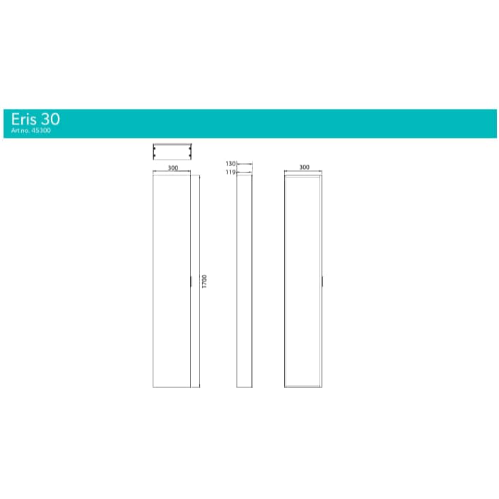 HiB Mirrored Cabinet HiB Eris Mirrored Cabinet