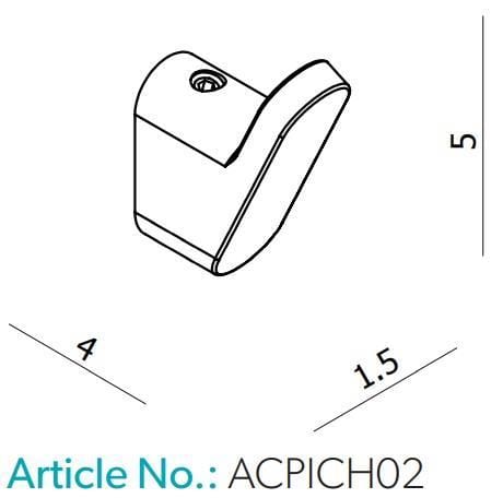 HiB Robe Hook HiB Pico Robe Hook