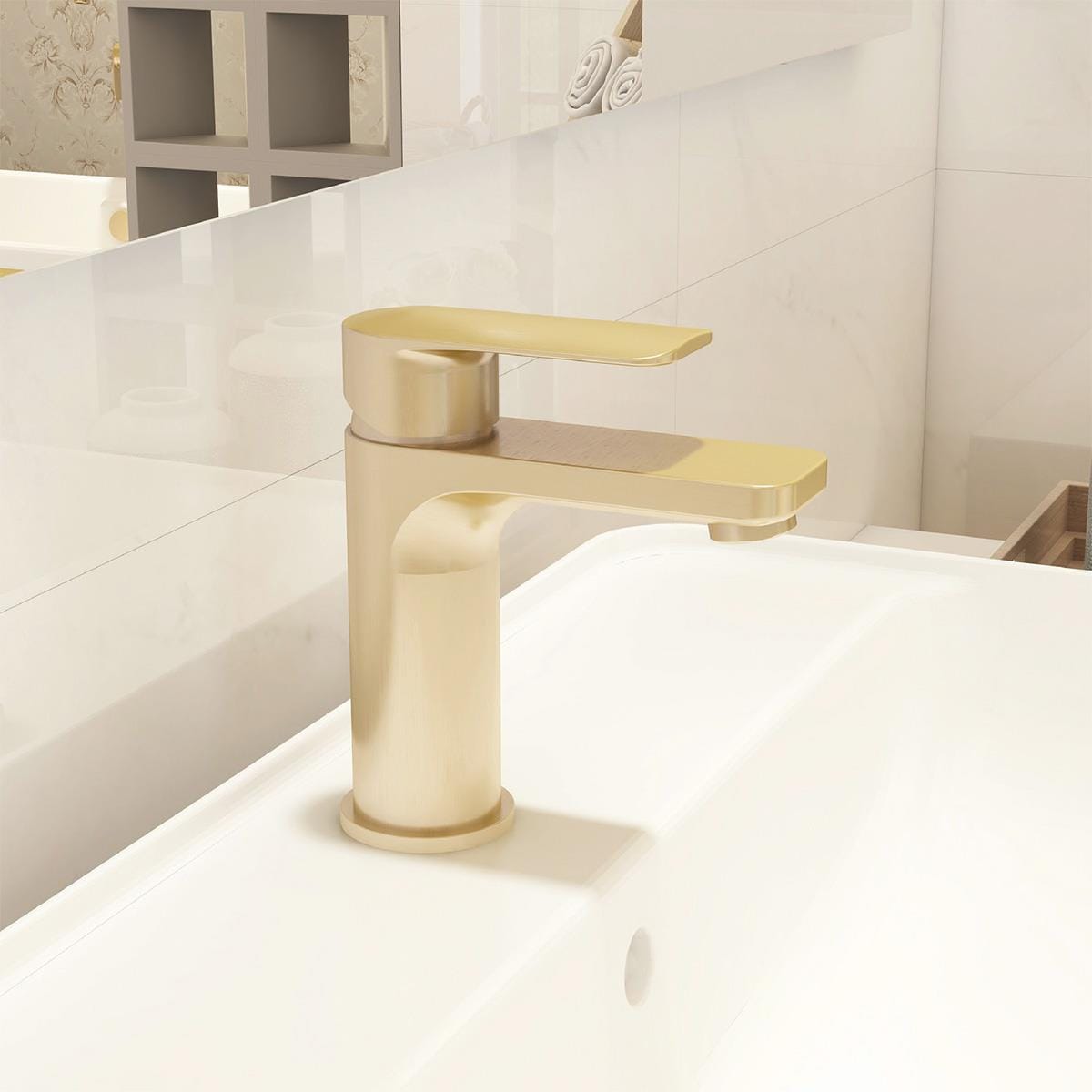 Imex Mono Basin Tap Imex Suburb Small Basin Mixer Tap with Universal Waste