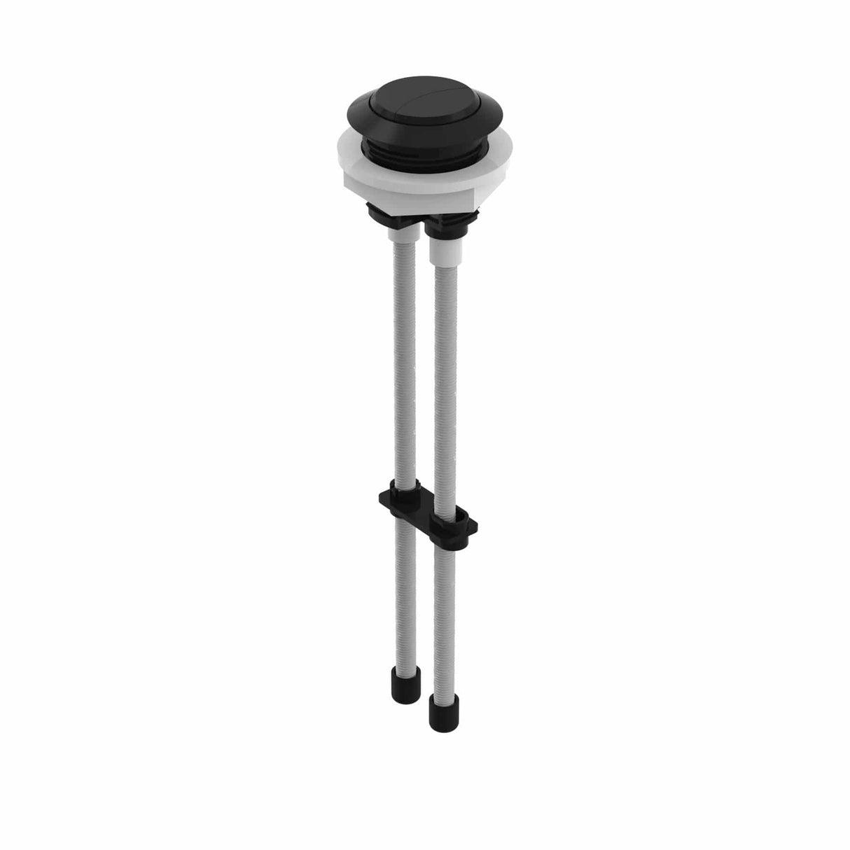 Saneux Flush Plate Matte Black Saneux Close Coupled Flush Button - 2 Rods