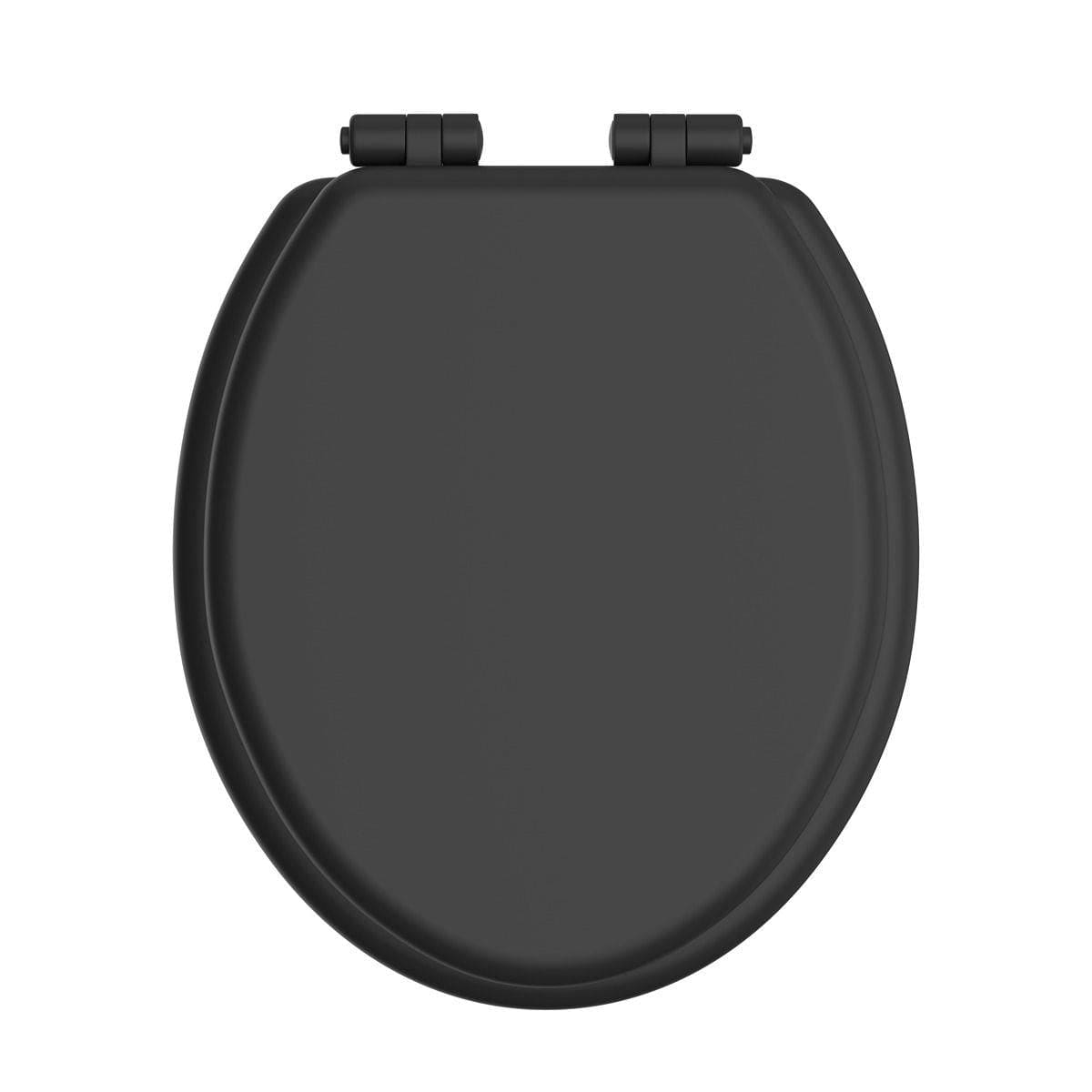 Heritage Toilet Seat Black / Black Heritage Soft Close Wooden Toilet Seat