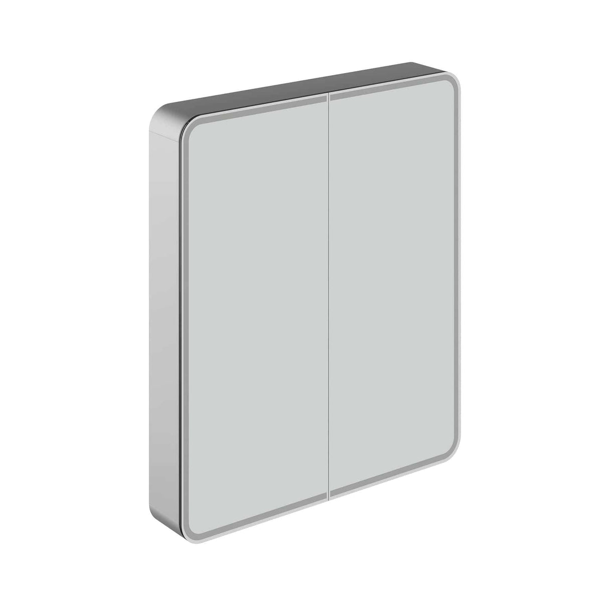 HiB Mirrored Cabinet 600 x 700mm HiB Cayla Slim LED Mirror Cabinet