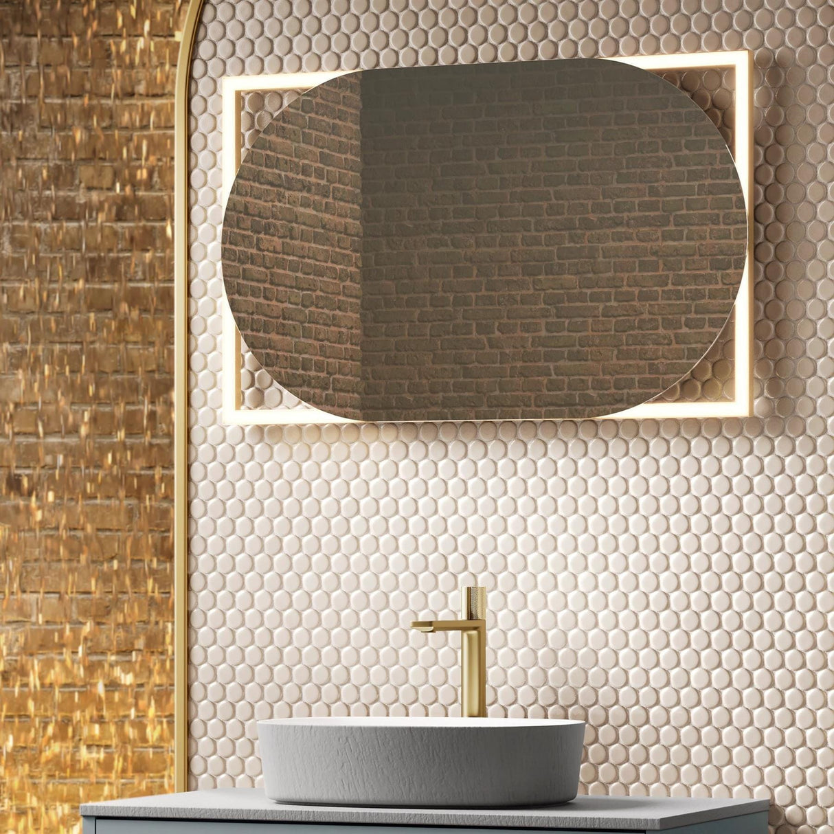 HiB Illuminated Mirror HiB Rubin LED Illuminated Mirror