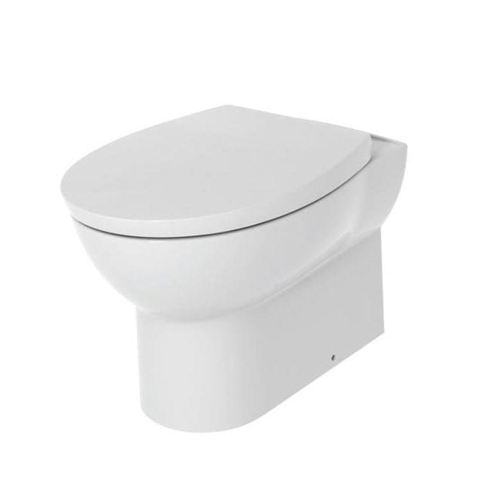 Aquarius Back To Wall Toilet Aquarius QualEco Back To Wall Rimless Toilet with Soft Close Seat