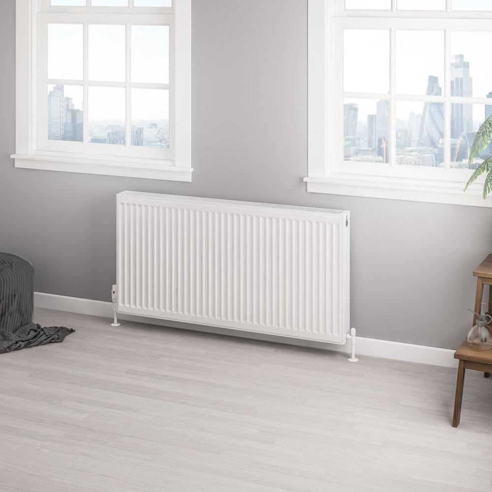 Aquarius Type 22 600 x 1200mm Aquarius Type 22 Compact Panel Radiator in Gloss White